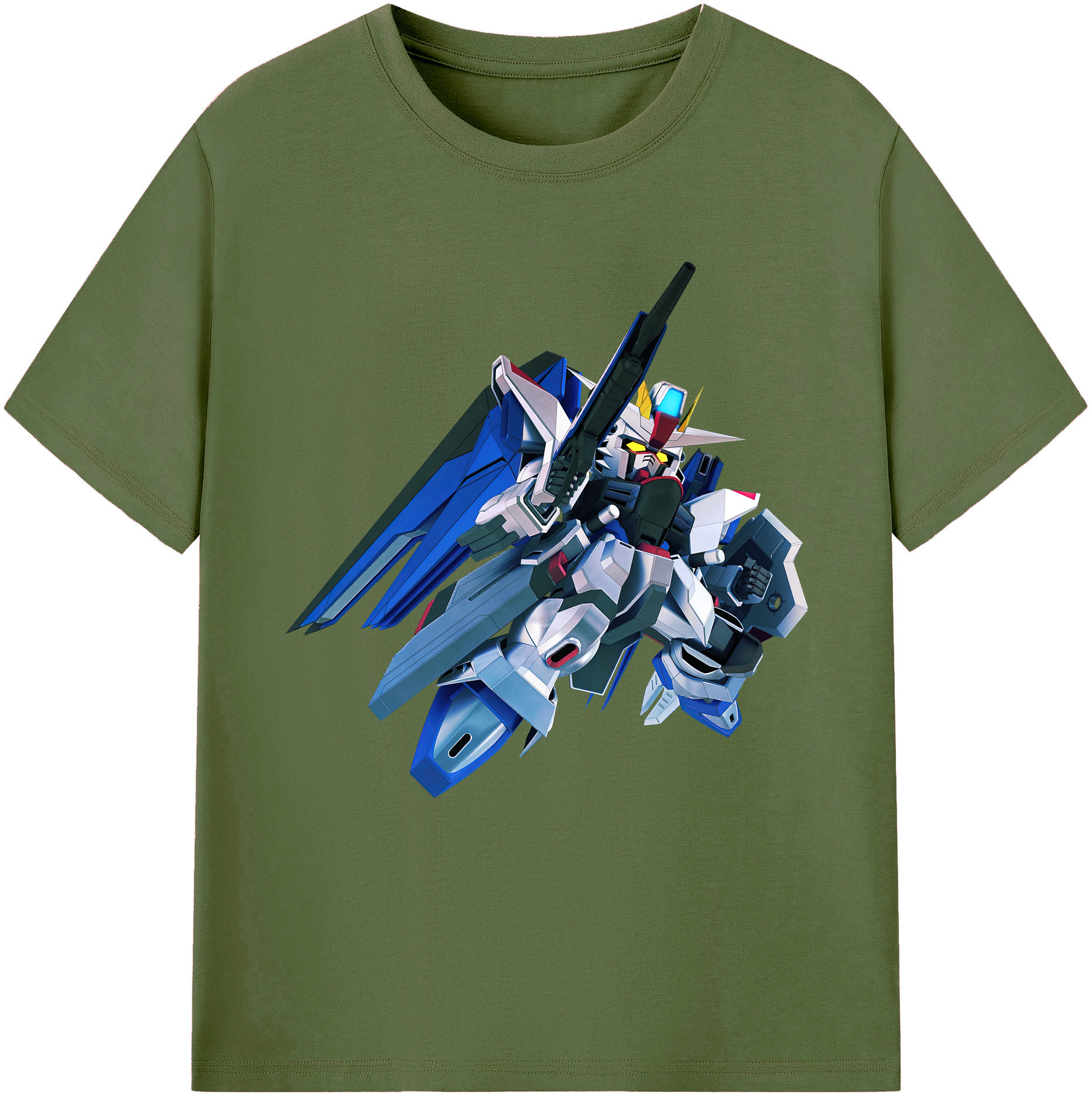 （画像用） 機動戦士ガンダム Mobile Suit Gundam 綿100％半袖Tシャツ（フロントプリント）